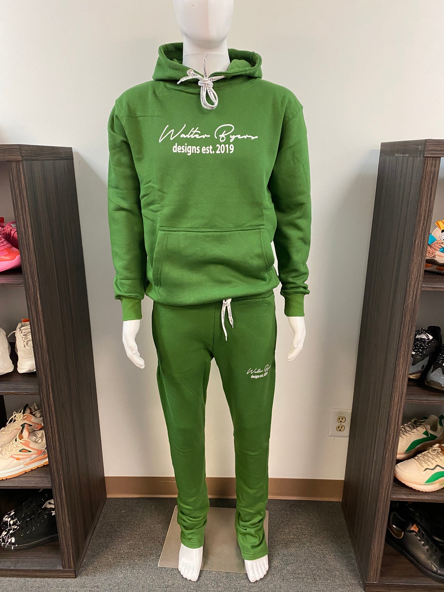 Green stacked sweatsuit