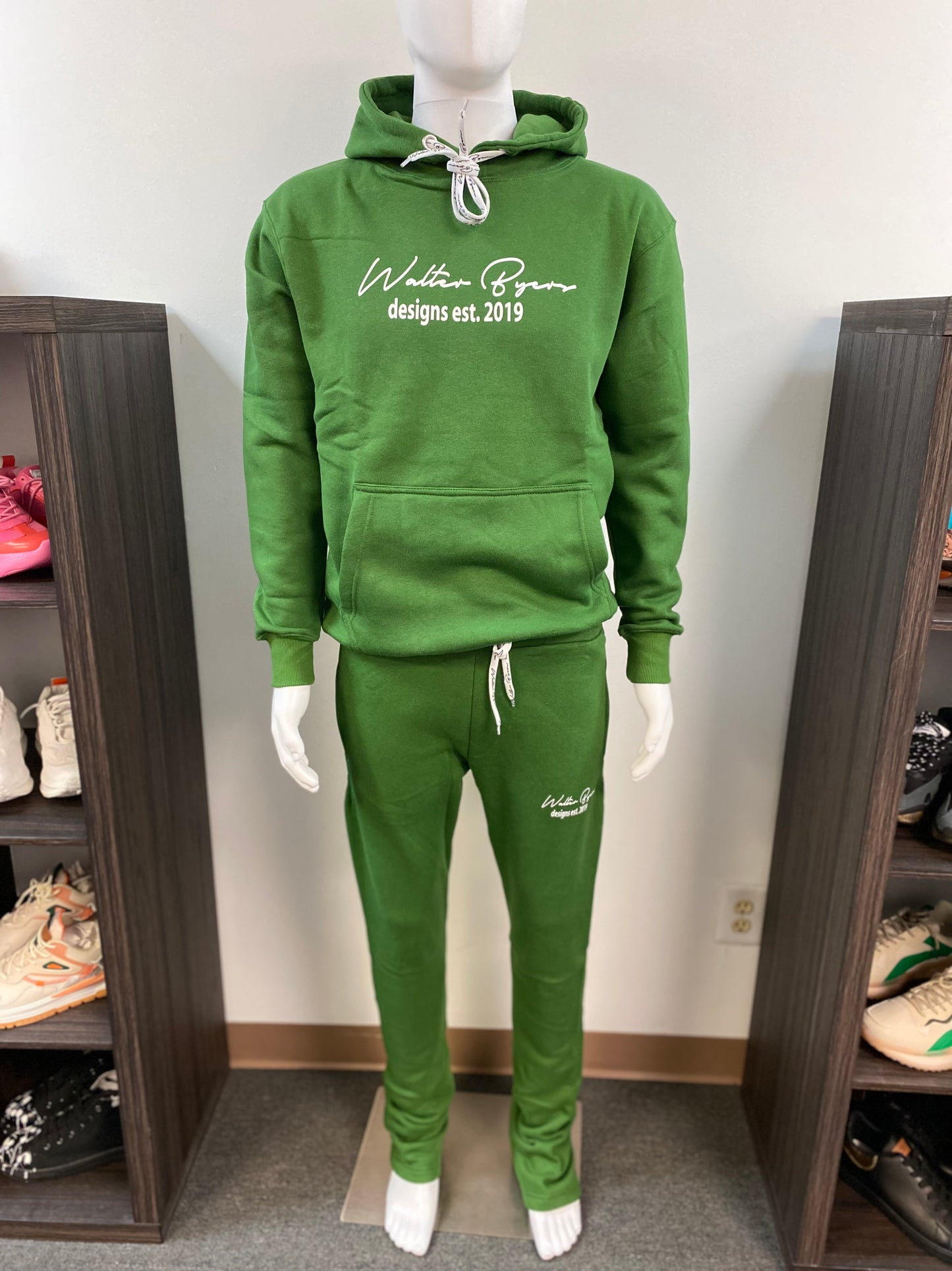 Green stacked sweatsuit