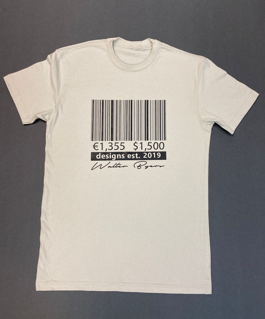 Tan barcode T-shirt