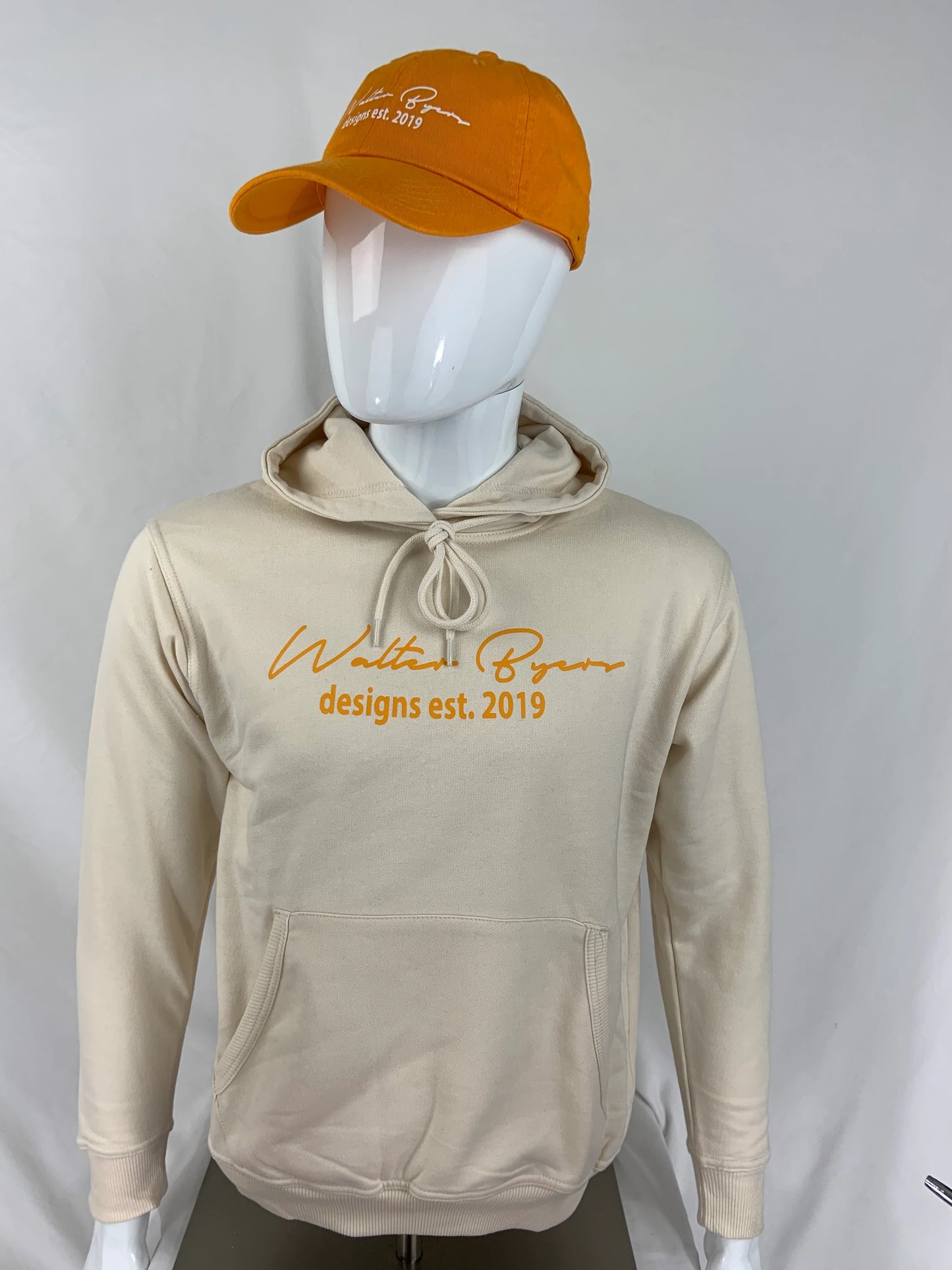 Cream Signature Drawstring Hoodie