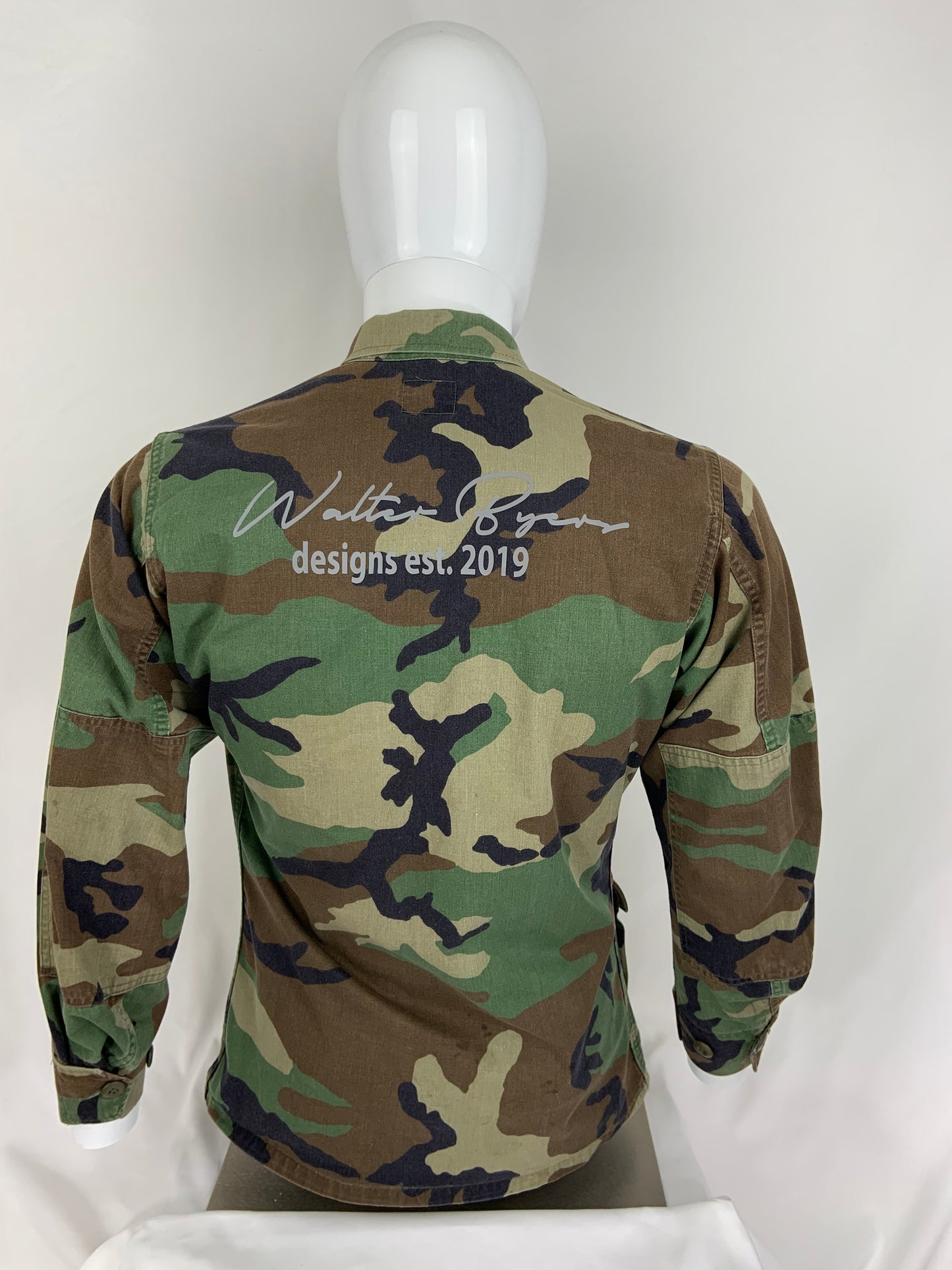 Camouflage Button-Up Jacket