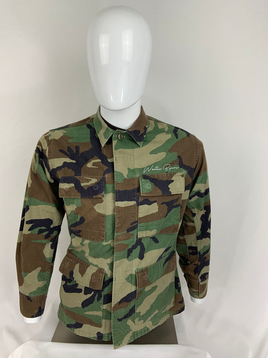 Camouflage Button-Up Jacket